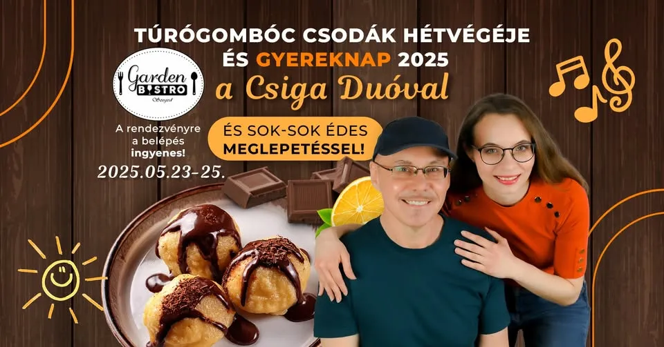 Túrógombóc csodák hétvégéje a Csiga Duóval